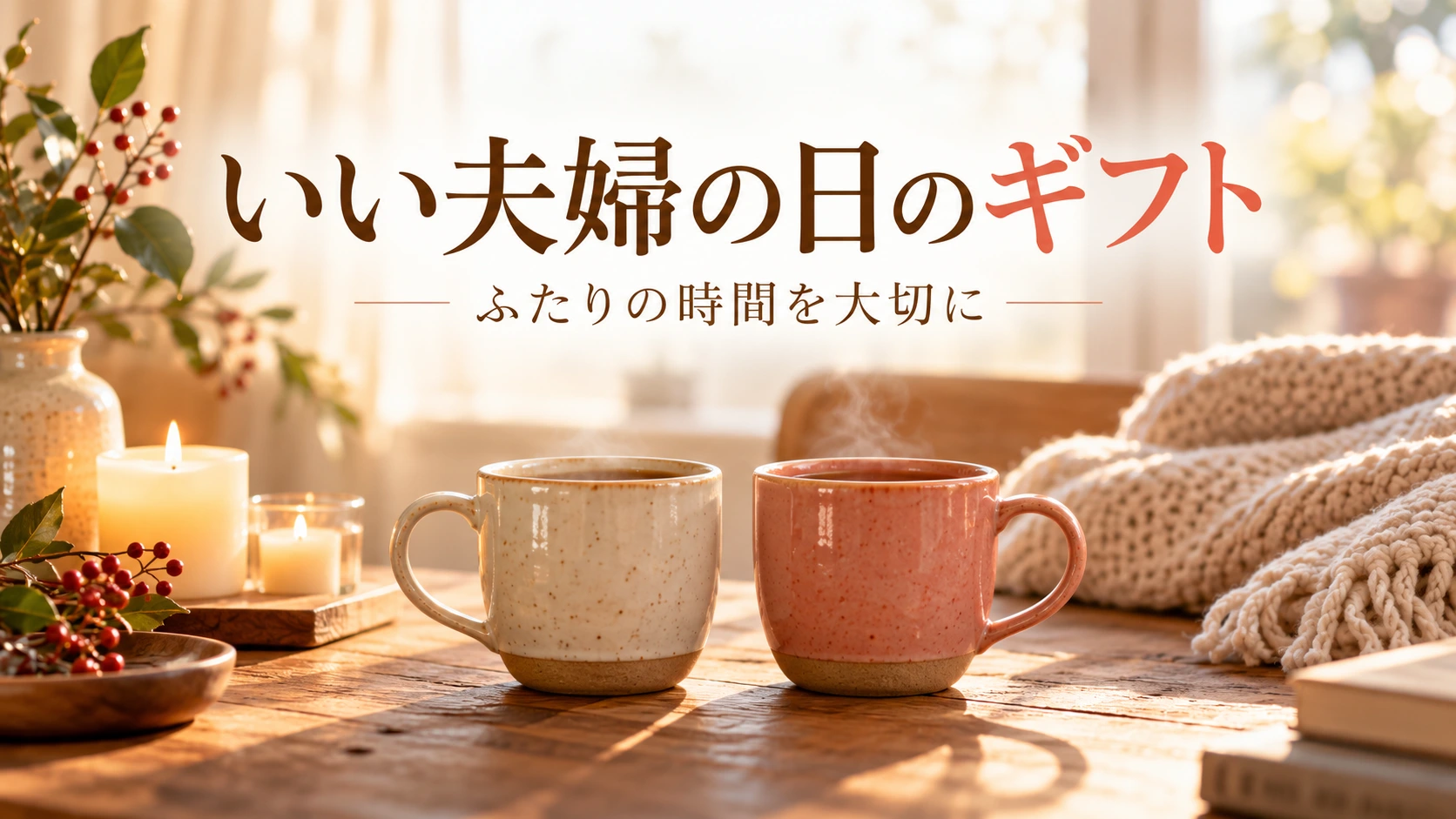いい夫婦の日(11月22日)のギフトの選び方|夫婦・パートナーに贈るプレゼントとマナー