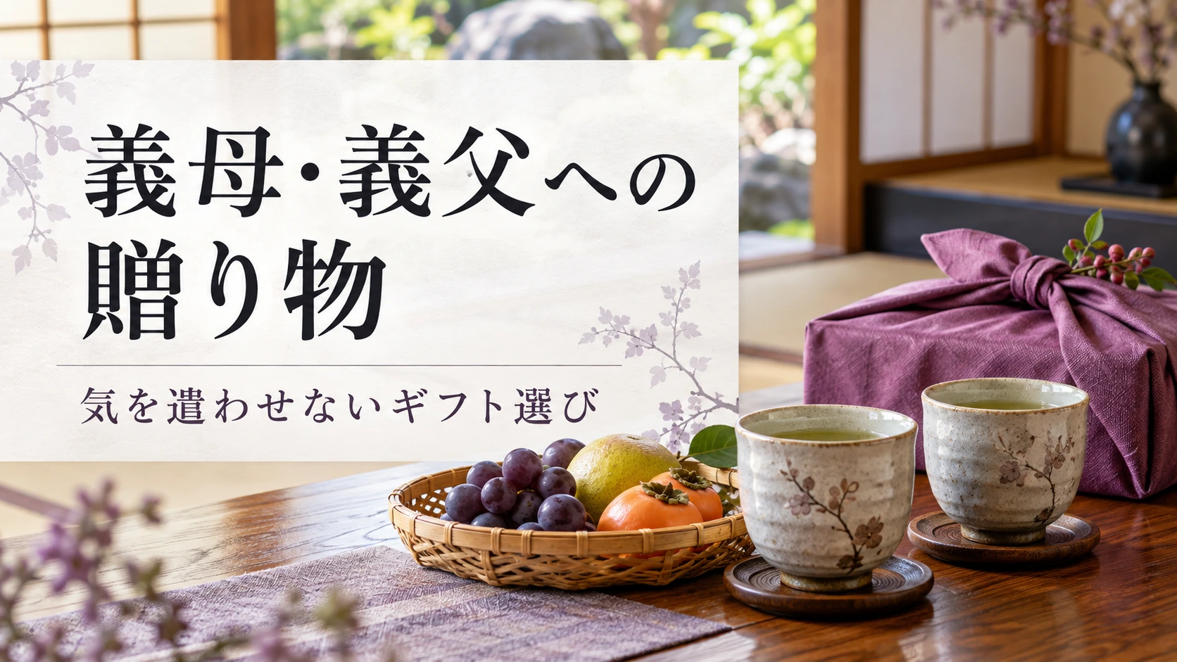 義母・義父へのプレゼントの選び方|誕生日・記念日に気を遣わせないギフトとマナー