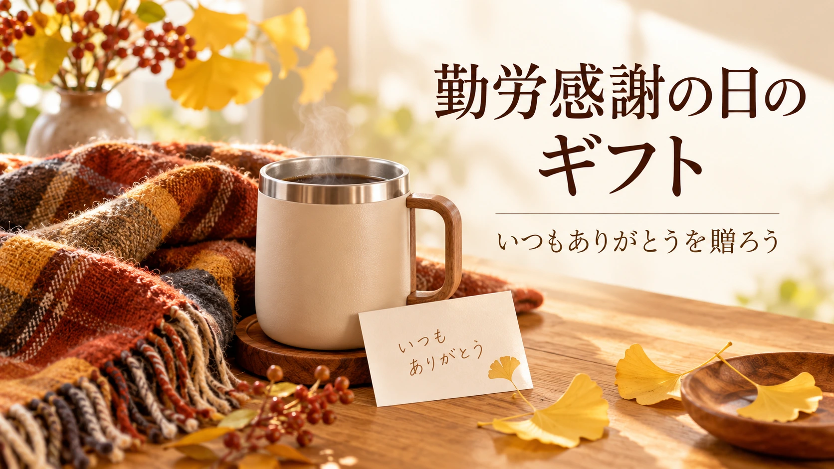 勤労感謝の日のギフトの選び方|夫・父・働く家族に日頃の感謝を伝えるプレゼント